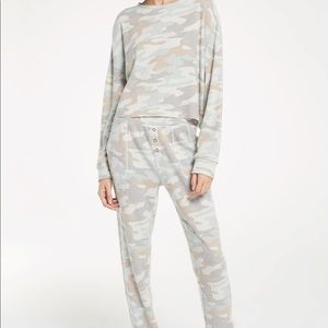 Z Supply Celine Camo Long Sleeve Top & Jogger
